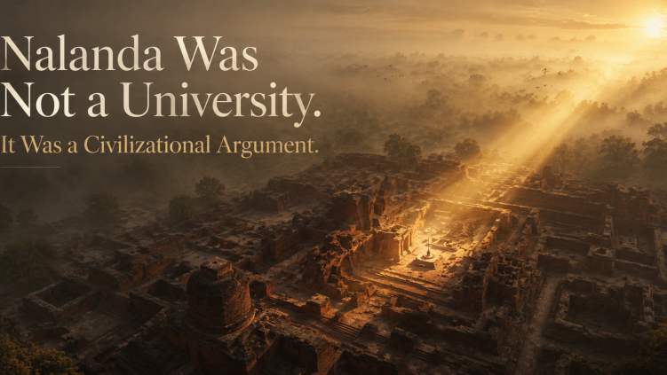 Nalanda Was Not a University. It Was a Civilizational Argument.